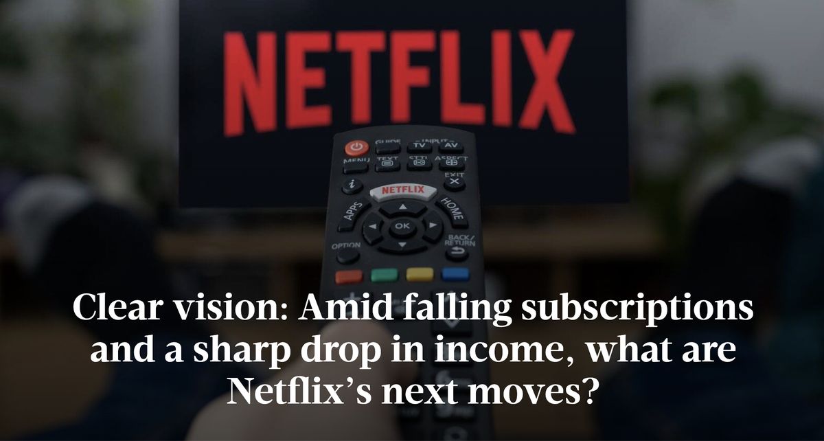 Netflix on a TV screen